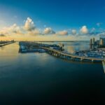 sunrise sunset city skyline